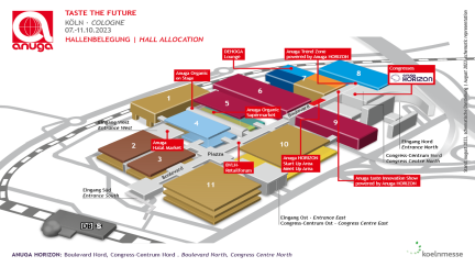 Hall and site plan